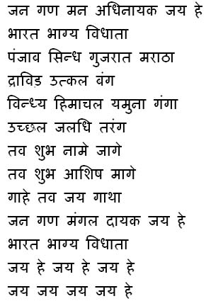 National Anthem of India